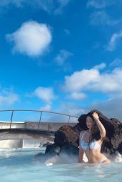 Ming Yue Embraces Timeless White Bikini Wellness Editorial 2025