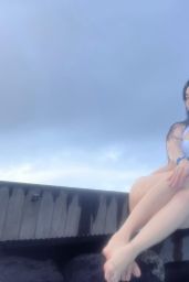 Ming Yue Embraces Timeless White Bikini Wellness Editorial 2025