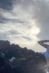 Ming Yue Embraces Timeless White Bikini Wellness Editorial 2025