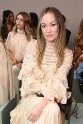 Olivia Wilde Wears Silk Lace Dress for Zimmermann Spring 2026 Show