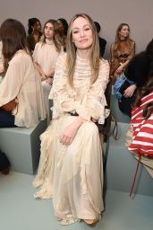Olivia Wilde Wears Silk Lace Dress for Zimmermann Spring 2026 Show