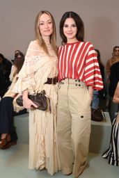 Olivia Wilde Wears Silk Lace Dress for Zimmermann Spring 2026 Show