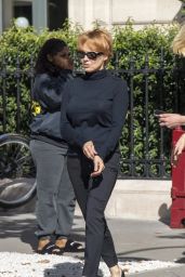 Pamela Anderson Channels Parisian Chic in Effortless Casual Style
