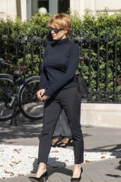 Pamela Anderson Channels Parisian Chic in Effortless Casual Style