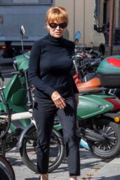 Pamela Anderson Channels Parisian Chic in Effortless Casual Style