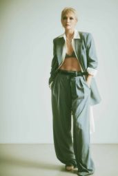 Pom Klementieff Embodies Structured Glamour for FLAUNT Magazine