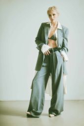 Pom Klementieff Embodies Structured Glamour for FLAUNT Magazine
