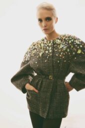 Pom Klementieff Embodies Structured Glamour for FLAUNT Magazine