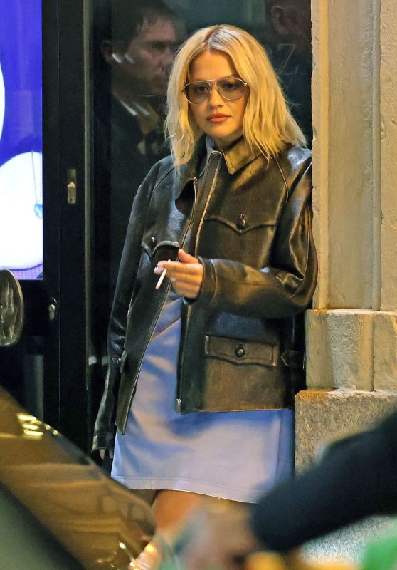 Rita Ora Embraces the Grunge-Pop Contrast in Milan Street Style