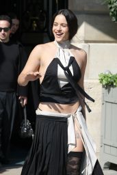 Rosalia Champions Deconstructed Black-and-White at the Ritz Paris