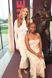 Rosie Huntington-Whiteley Opts for Cream Tailoring in London