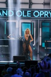 Sabrina Carpenter Wears Edgy Cutout Dress at Grand Ole Opry 100