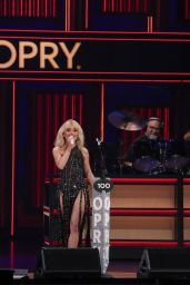 Sabrina Carpenter Wears Edgy Cutout Dress at Grand Ole Opry 100