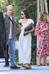 Selena Gomez White Sundress Style at Bel Air Hotel