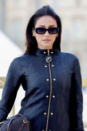 Shay Mitchell Embraces Military Precision at Louis Vuitton Show