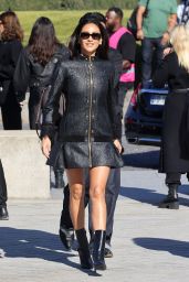 Shay Mitchell Embraces Military Precision at Louis Vuitton Show