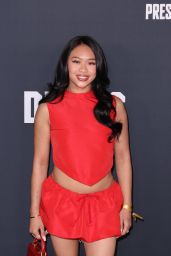 Sunisa Lee Embraces Bold Monochrome Red at Speed Goes Pro Premiere