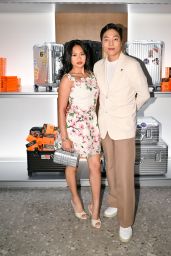 Sunisa Lee Wears Floral Minidress for Rimowa Store Opening 2025