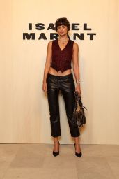 Taylor Hill Channels Grunge Glamour at Paris Fashion Week