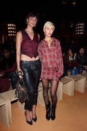 Taylor Hill Channels Grunge Glamour at Paris Fashion Week