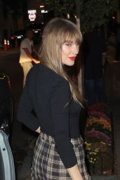 Taylor Swift Selects Miu Miu Miniskirt for Dinner in New York