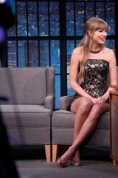 Taylor Swift Selects Wiederhoeft Corset for Late Night Appearance