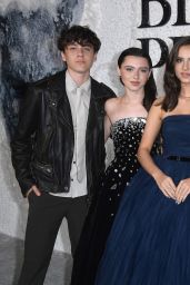 Violet McGraw Wears Embellished Black Gown for Black Phone 2 Premiere