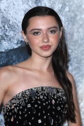 Violet McGraw Wears Embellished Black Gown for Black Phone 2 Premiere