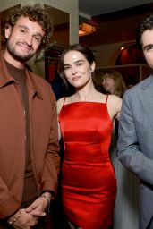 Zoey Deutch in Givenchy Red Mini Dress at New York Event 2025