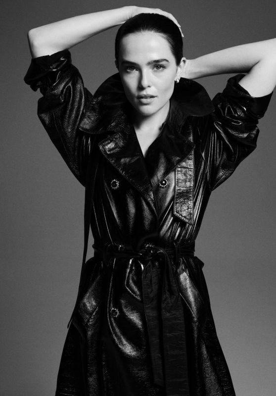 Zoey Deutch’s Timeless Elegance: Chanel’s Iconic Trench & Couture Glamour for ELLE France