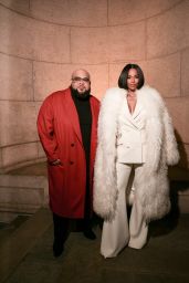 Ciara in White Sergio Hudson Power Suit at CFDA Fashion Awards 2025