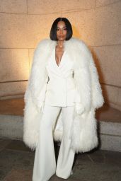Ciara in White Sergio Hudson Power Suit at CFDA Fashion Awards 2025