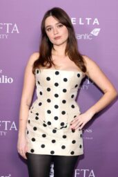 Aimee Lou Wood at 2026 BAFTA Tea Party in Los Angeles