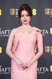 Aimee Lou Wood at 2026 EE BAFTA Film Awards in London Red Carpet