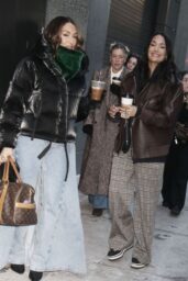 Nikki and Brie Bella Step Out in NYC in Bold Winter Looks 02-03-2026