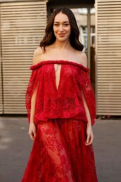 Alycia Debnam-Carey at Zimmermann FW 2026/27 Paris