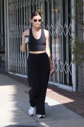 Lucy Hale Picking Up Coffee in Los Angeles 03-16-2026