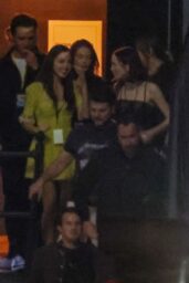 Olivia Rodrigo in bright yellow mini dress at Paul McCartney farewell tour Los Angeles March 2026